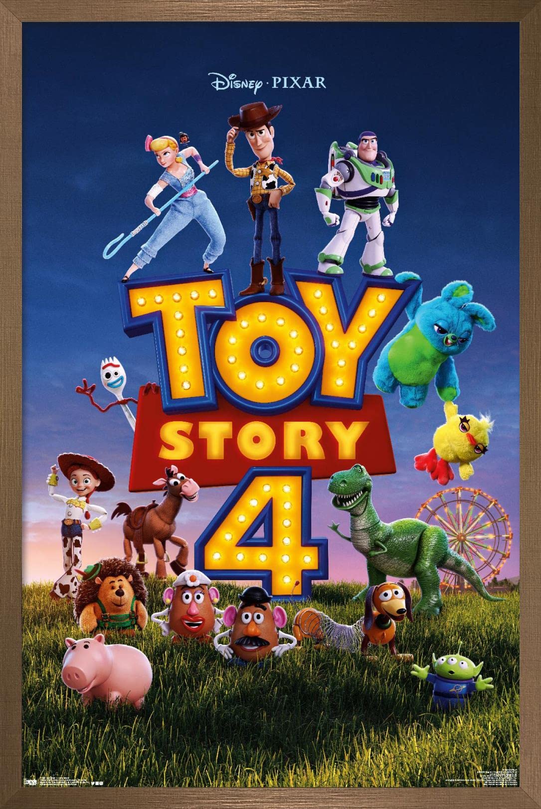 PIXAR TOY STORY ポスターフィギュア セットラストとF賞 PIXAR TOY STORY ポスターフィギュア セットラストとF賞
